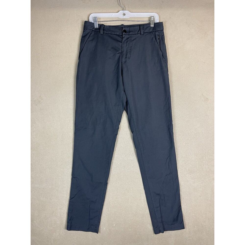 Lululemon Pants Mens 31 Gray Chino‎ Casual Logo Everyday Workwear Pant Adult